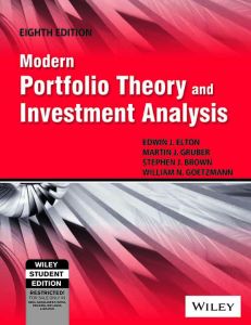 Modern Portfolio Theory and Investment Analysis, 8ed