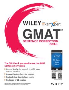 Wiley's ExamXpert GMAT Sentence Correction Grail