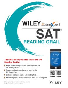Wiley's ExamXpert SAT Reading Grail