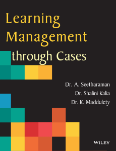 Learning Management through Cases