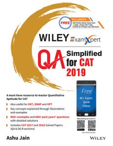 Wiley's ExamXpert Quantitative Aptitude (QA) Simplified for CAT 2019
