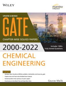 Wiley's Gate Chemical Engineering Chapter - Wise Solved Papers (2000 - 2022)