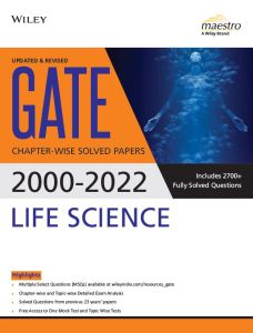Wiley's GATE Life Science Chapter - Wise Solved Papers (2000 - 2022)