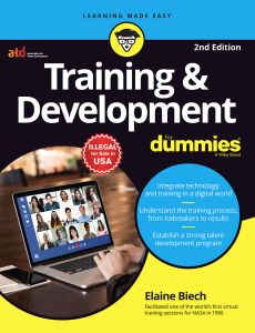 Training & Development For Dummies, 2ed