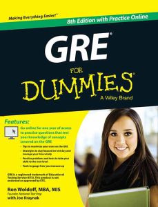 GRE for Dummies, 8ed: With Practice Online