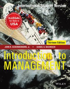 Introduction to Management, 13ed, ISV