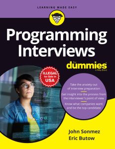 Programming Interviews for Dummies