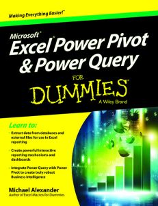 Microsoft Excel Power Pivot & Power Query For Dummies