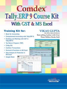 Comdex Tally.ERP 9 Course Kit with GST and MS Excel