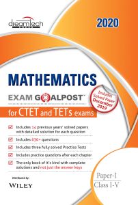 Mathematics Exam Goalpost for CTET and TETs Exams, Paper - I, Class I - V, 2020